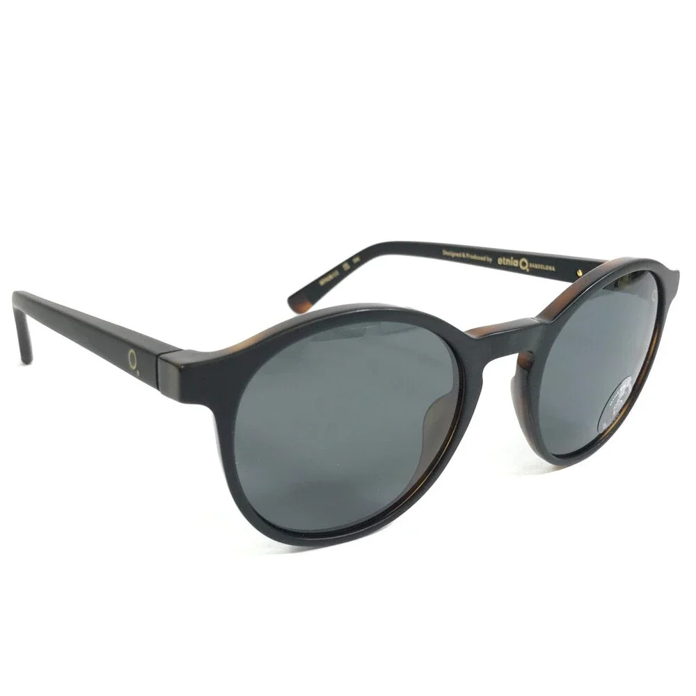 Etnia Barcelona Sunglasses AVINYO 3 BKHV Black Havana with Gray Polarized Lenses